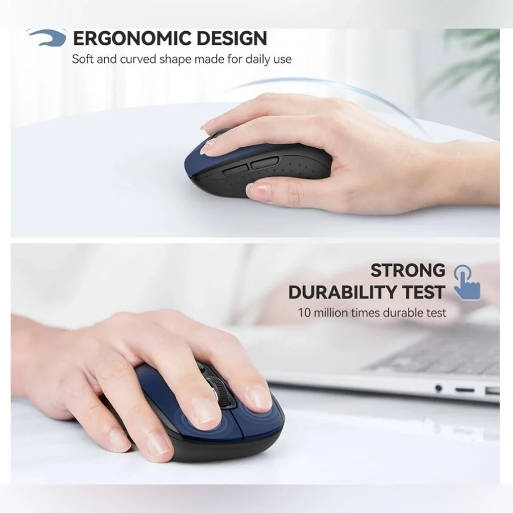 TECKNET CORDLESS MOUSE MODEL M003 NEW IN BOX BLUE